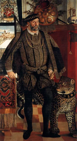 Portrait of Ladislaus von Fraunberg, Count of Haag by Hans Mielich Oil Painting