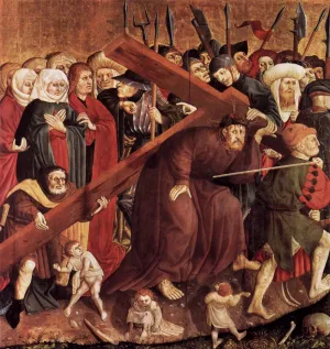 Christ Carrying the Cross by Hans Multscher Oil Painting