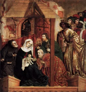 Th Adoration of the Magi by Hans Multscher Oil Painting