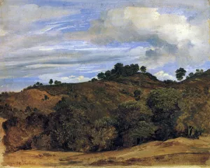 Landscape Near Olevano: La Serpentara by Heinrich Carl Reinhold Oil Painting