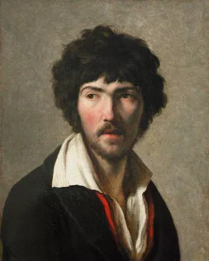 Portrait of Maurice Quay by Henri- Francois Riesener Oil Painting