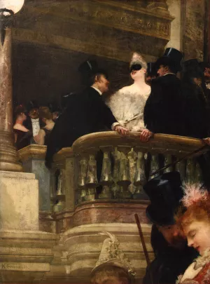 Le Bal de l'Opera by Henri Gervex Oil Painting