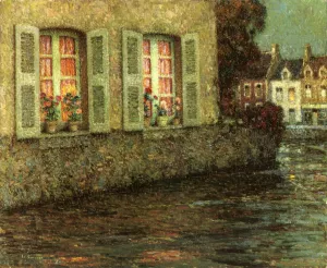 Windows by Henri Le Sidaner Oil Painting