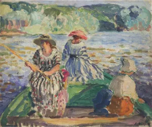 A Fishing Expedition by Henri Lebasque Oil Painting