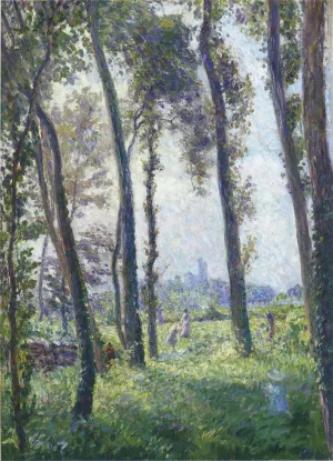 Afternoon in the Clearing by Henri Lebasque Oil Painting