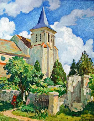 Church at Montevrain by Henri Lebasque Oil Painting