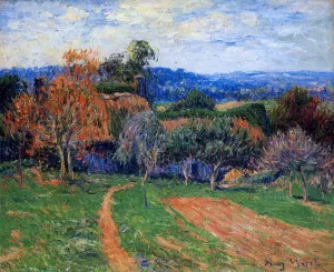 A Farm Near Pont Aven by Henri Moret Oil Painting