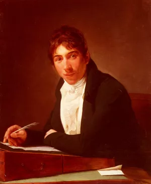 A Portrait Of Master Gardiner by Henri Pierre Danloux Oil Painting