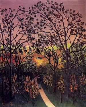 A Corner of the Plateau of Bellevue by Henri Rousseau Oil Painting
