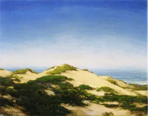 Sand Dunes, Carmel by Henry Breuer Oil Painting