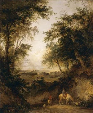 The Woodman's Children by Henry John Boddington Oil Painting