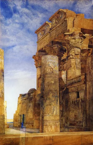 Kom Ombo by Henry Roderick Newman Oil Painting