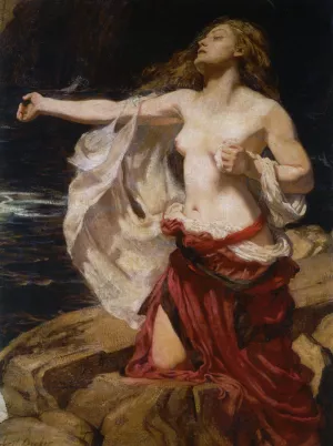 Ariadne by Herbert James Draper Oil Painting