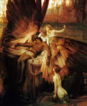 Lament for Icarus by Herbert James Draper Oil Painting