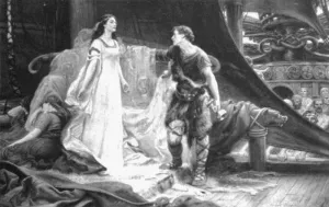 Tristan and Isolde by Herbert James Draper Oil Painting