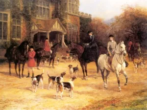 The Meet by Heywood Hardy Oil Painting