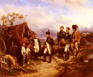 Napoleon Et Le Petit Messager by Hippolyte Bellange Oil Painting