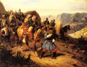 Returning from Battle by Hippolyte Bellange Oil Painting