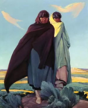 The Priestesses by Ira Diamond Gerald Cassidy Oil Painting