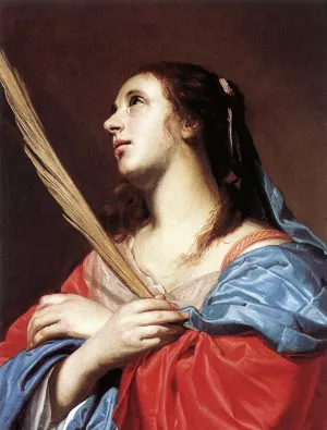 Female Martyr by Jacob Van Oost The Elder Oil Painting