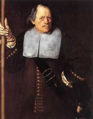 Portrait of Fovin de Hasque by Jacob Van Oost The Elder Oil Painting