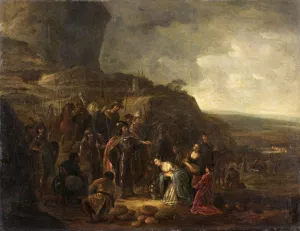 The Meeting of David and Abigail by Jacob Willemsz De Wet The Elder Oil Painting
