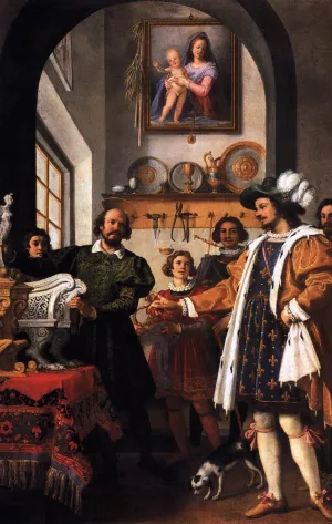 The Honesty of Eligius by Jacopo Da Empoli Oil Painting