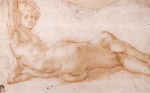 Hermaphrodite Figure by Jacopo Pontormo Oil Painting