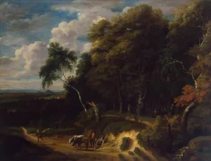 Landscape with a Herd by Jacques D'Arthois Oil Painting