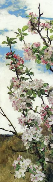 Apple Blossoms by Jahn Ekenaes Oil Painting