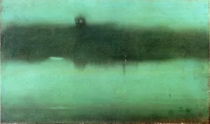 Nocturne: Grey and Silver by James Abbott McNeill Whistler Oil Painting