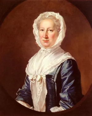 Portrait Of Catherine Fleming, Lady Leicester by James Cranke Oil Painting