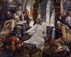 Mary Magdalene's Box of Very Precious Ointment by James Tissot Oil Painting