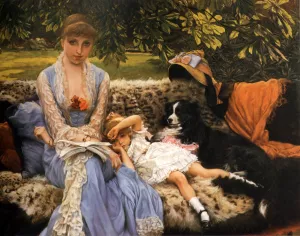Quiet by James Tissot Oil Painting