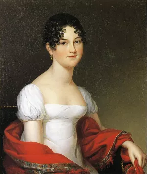 Anna Sophia Alexander Robertson Mrs. William Heberton by James Peale Oil Painting