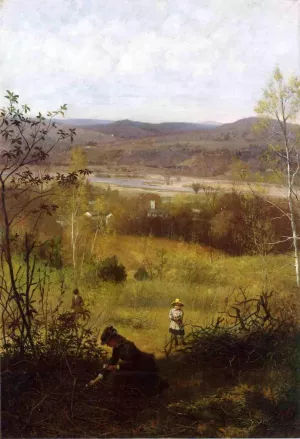 Deerfield Valley by James Wells Champney Oil Painting