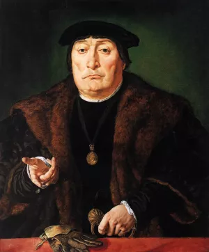 Portrait of an Older Man by Jan Cornelisz Vermeyen Oil Painting