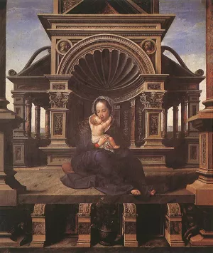Virgin of Louvain by Jan Gossaert (Mabuse) Oil Painting