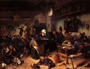 A School For Boys And Girls by Jan Steen Oil Painting