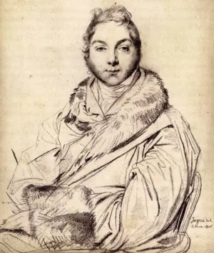 Alexander Baillie by Jean-Auguste-Dominique Ingres Oil Painting