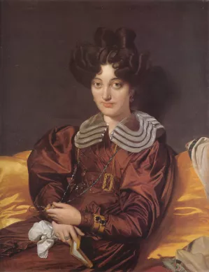 Madame Marie Marcotte by Jean-Auguste-Dominique Ingres Oil Painting