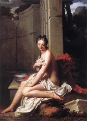 Susanna at the Bath by Jean-Baptiste Santerre Oil Painting