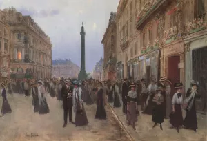 La Rue de la Paix by Jean Beraud Oil Painting