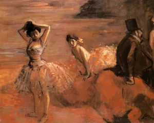 Interlude by Jean-Louis Forain Oil Painting