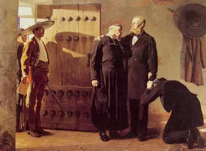 Les Derniers moments de Maximilien, Empereur du Mexique by Jean-Paul Laurens Oil Painting