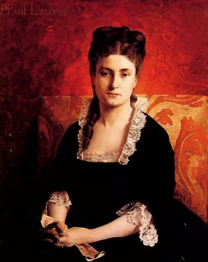 Portrait de Femme by Jean-Paul Laurens Oil Painting
