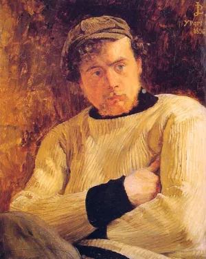 Portrait de Jean-Pierre Laurens by Jean-Paul Laurens Oil Painting