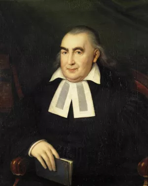 Portrait of a Pastor by Johann Baptist Ii Lampi Oil Painting