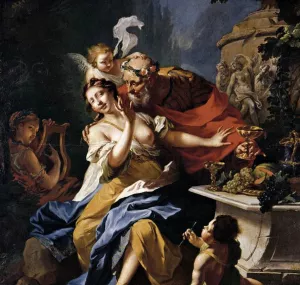 The Mocking of Anacreon by Johann Heinrich Tischbein The Elder Oil Painting