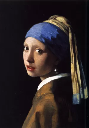 Girl with a Pearl Earring Oil Painting by Johannes Vermeer - Bestsellers